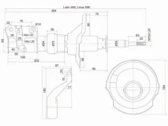 ������ �������� Honda Stream 00-06 (������) SAT ST-51605-S7A-N06, ������ ST51605S7AN06 ����