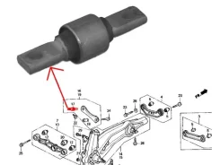 ����������� Honda Civic 87-95 / Civic Ferio 91-95 (�����) SAT ST-52393-SR3-004 ST52393SR3004 ����