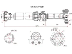 ��� ��������� Volkswagen Touareg 02-10 SAT ST-7L6521102B ST7L6521102B ����