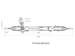 ����� ������� Mercedes-Benz M-Class 97-05 SAT ST-A163 460 0225 STA1634600225 ����