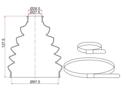 ������� ����� Audi A3 03-19 / A4 00-15 SAT TC-018, �������� TC018 ����