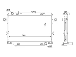 �������� Toyota Land Cruiser (J100) 98-07 / Land Cruiser Cygnus 98-07 SAT TY0009-105-4R TY00091054R ����
