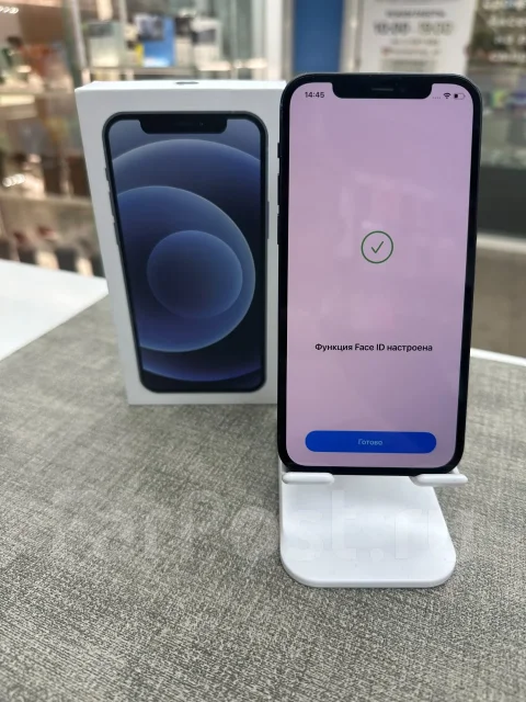 Apple iPhone 12. �/�, 128 ��, �����, ������, 3G, 4G LTE, Dual-SIM, NFC, eSIM, ������� �������, ������������ ������� ����