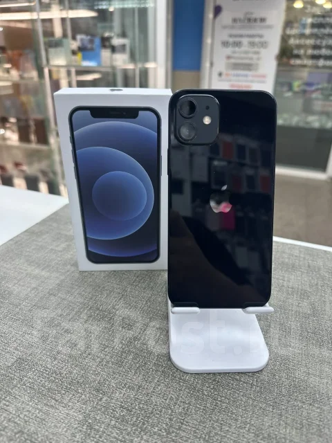Apple iPhone 12. �/�, 128 ��, �����, ������, 3G, 4G LTE, Dual-SIM, NFC, eSIM, ������� �������, ������������ ������� ����