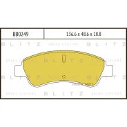 ������� ��������� Peugeot 307 00- �����. Blitz BB0249 Blitz BB0249 BB0249 ����