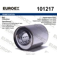 ������������� Toyota/Lexus Highlander/RX300/330/350 3.5 Euroex 101217 Euroex 101217 101217 ����