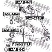 ����� ������� ��������� �������� ������ Mercedes BENZ CLS-Class 219 2003-2010 1620-211UF Febest Febest 1620-211UF Febest 1620211UF 1620211UF ����
