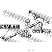 ����������� ������ ������� Chrysler Passenger 1982-1996 [NA] Febest CRAB-015 Febest CRAB015 CRAB015 ����