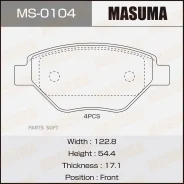 ������� ��������� Renault Megane II 02- �����. Masuma MS0104 Masuma MS0104 MS0104 ����