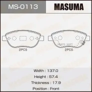 ������� ��������� Peugeot 307 -08 ����. �����. Masuma MS0113 Masuma MS0113 MS0113 ����