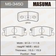������� ��������� Mitsubishi Pajero 90- ����. Masuma MS3450 Masuma MS3450 MS3450 ����