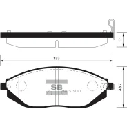 ������� ����. �������� Hi-Q GM-Korea Matiz Creative Spark 09- Sangsin Brake SP1392 Sangsin Brake SP1392 SP1392 ����