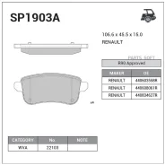 ������� ��������� (Brake Pads and Shoes) Sangsin Brake SP1903A Sangsin Brake SP1903A SP1903A ����