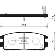 ������� ����. �������� Hi-Q Greatwall Hover RR Sangsin Brake SP2089 Sangsin Brake SP2089, ������ ������ SP2089 ����