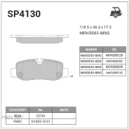 ������� ����. �������� Hi-Q BENZ VITO Tourer 14- R (D1893) Sangsin Brake SP4130 Sangsin Brake SP4130 SP4130 ����