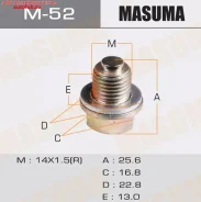 ���� ������������ M-52 Mits 14x1.5mm + ������ Masuma M52 ����