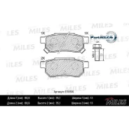 ������� ��������� Honda Accord 85-89/Civic 87-01 ���. SemiMetallic Miles E110516 E110516 ����
