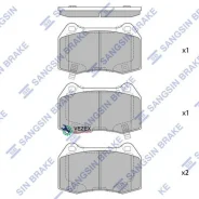 ������� ��������� Honda Civic 06-11 �����. Sangsin Brake SP4172 SP4172 ����