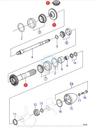 ������� ���� DP-E,DP-G Volvo Penta 3855602 (�������� 1,68:1) ����