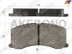 ������� ��������� �������� AN-449K ��� Suzuki �������� ������������� Akebono ������ 55800-62G60 55800-61G60 55800-61G75 D-9025 AN-449 PF-9381 ����� �...