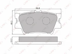 ������� ��������� �������� BD-7532 ��� Toyota ������ ������������� Lynxauto ������ 04466-06070 04466-06090 04466-06100 04466-06200 04466-06210 04466-0...
