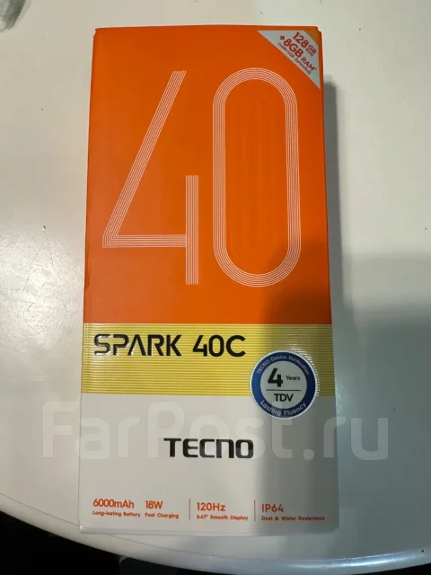 Tecno Spark 40C. �����, 128 �� ����