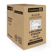 ������ ExeGate Special FUTP4-C5e-CU-S24-IN-PVC-GY-305�-FLUKE FTP 4 ���� ���.5� ����, 0.5�� (24AWG), F ����