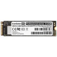 ���������� SSD M.2 2280 PCIe 512GB 3D TLC ExeGate NextPro+ KC2000TP512 (PCIe Gen3x4, NVMe, 22x80m ����