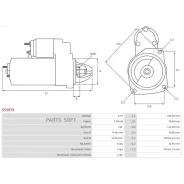������� Kia Rio 00-05 / Spectra 00-11 (1 kW/ Z=8) AS S5397S S5397S ����