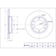 ���� ��������� /�������� /TI-GUAR ��� Toyota LAND Cruiser Prado HZJ, KZJ, PZJ7# 1993-1999 Hilux 1988-1997; 302/20��; TG-43512-60100 PD3112591S Tgbdp00...
