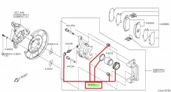 ���. �������� �������� Nissan X-Trail [44120-8H325], ������ 441208H325 ����