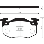 ������� ����. ���. Citroen Xsara; Citroen SAXO; Citroen ZX; Peugeot 206;206SW;206CC; Peugeot 306 Sangsin Brake SP1242 SP1242 ����