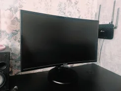 Samsung. 27", ���������� �� (LCD, LED, QLED) ����