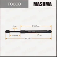 ���� ������� ��������� Masuma, L=320.5mm (1/40) T8608 Masuma T8608 ����