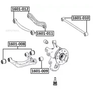 ����������� ������ ���� Mercedes BENZ ML-Class 164 2004- ASVA 1601011 ASVA 1601011 1601011 ����