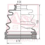 ������� ���� (�������� ��� ������) 24x98x78 Hyundai Hyundai Santa FE [BB]/Terracan [EF] ASVA ASBT2071 ASVA ASBT2071 ASBT2071 ����