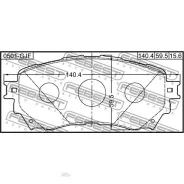 ������� ��������� | ����� ����/��� | Mazda6 GL, 6 GJ, 6 Wagon GL, Atenza GJ China, 6 Wagon GJ Febest 0501GJF 0501GJF ����