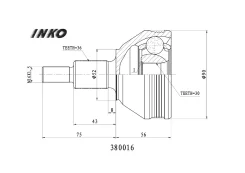 ���� ������� 36/30 | ����� ����/��� | INKO 380016 380016 ����