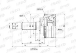 ���� ������� 26/23 ABS 48 | ����� ����/��� | INKO 329185A 329185A ����