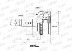 ���� ������� 28/32 ABS 50 | ����� ����/��� | INKO 310082A 310082A ����