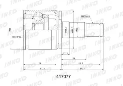 ���� ���������� 28/33 | ����� ��� | INKO 417077 417077 ����