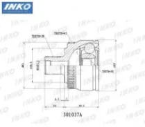 ���� ������� 38/30 ABS 45 | ����� ����/��� | INKO 301037A 301037A ����