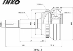 ���� ������� 26/27 ABS 48 | ����� ����/��� | INKO 380015 380015 ����