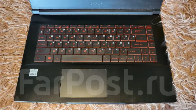 MSI GF63 Thin 10SC. 15.6", 2,5����, ��� 12 ��, ���� 237���, WiFi: 1, Bluetooth: 1, ����������� �� 4��. ����