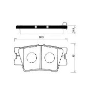������� ��������� ������ NIBK PN1522 �������� 04466-02220 0446602220 ����
