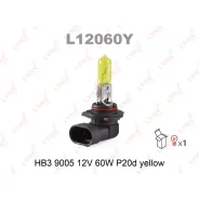 ����� ���������� Lynxauto Yellow HB3(9005) (P20d, T12), 12�, 60��, 2800�, 1 ��, ���. L12060Y L12060Y ����