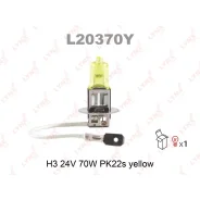 ����� ���������� Lynxauto Yellow H3 (PK22s, T12), 24�, 70��, 2800�, 1 ��, ���. L20370Y L20370Y ����