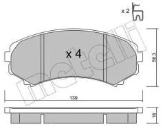 ������� ��������� �������� �������� Mitsubishi Pajero 00 [178Metelli2203990] 2203990 ����