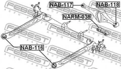 ����������� ������ ����� Nissan Maxima/Cefiro [178Febestnab116] NAB116 ����