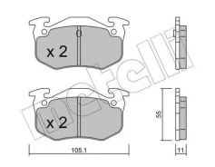 ������� ��������� ������ �������� �������� Renault 19, CLIO 1.4-1.9D 88-98 � ABS [178Metelli2200380] 2200380 ����